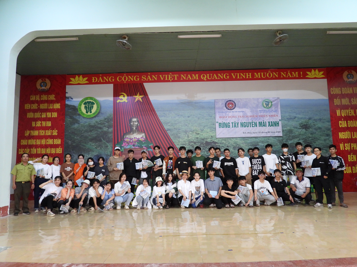 Natural experience program " The Central Highlands forest is forever green" of Tay Nguyen highschool students 